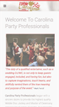 Mobile Screenshot of carolinapartyprofessionals.com